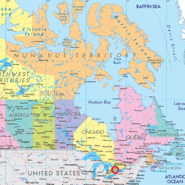 carte Canada