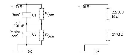 2 cond en // avec R; 2 R en série